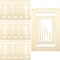 Weaving Loom Kit 5.3 x 7.8'', 7.9 x 11.8'' Wood Weaving Loom with Needles and Tools DIY for Kids Adult Beginners and Lovers Crochet Knitting Craft Activity